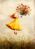 Flowers in the wind