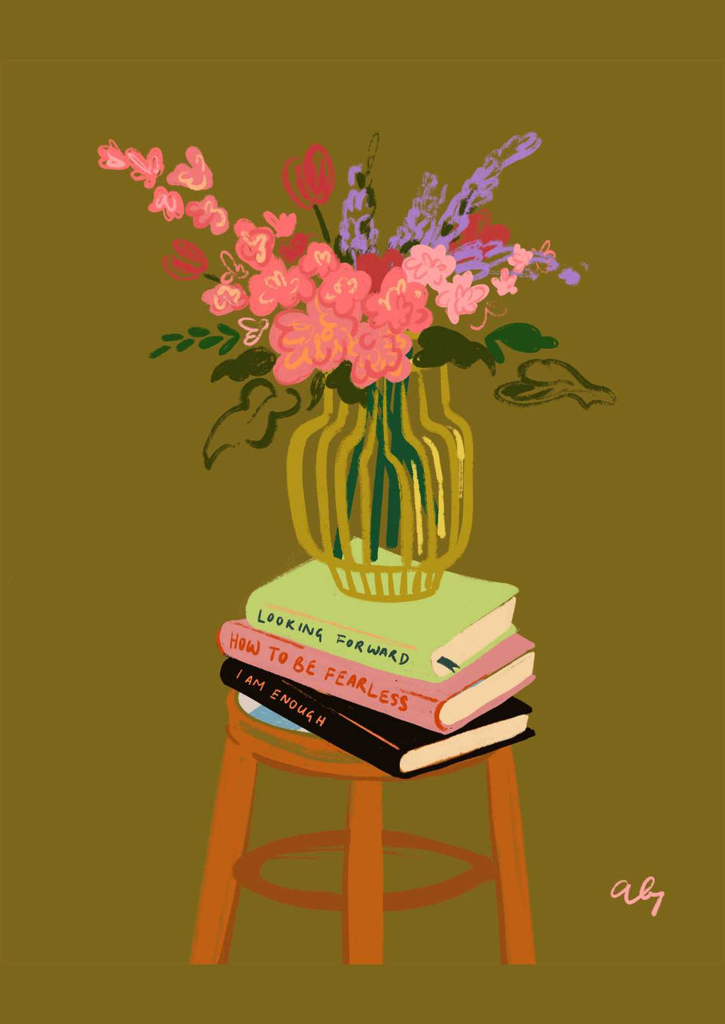 Blomster og bøger