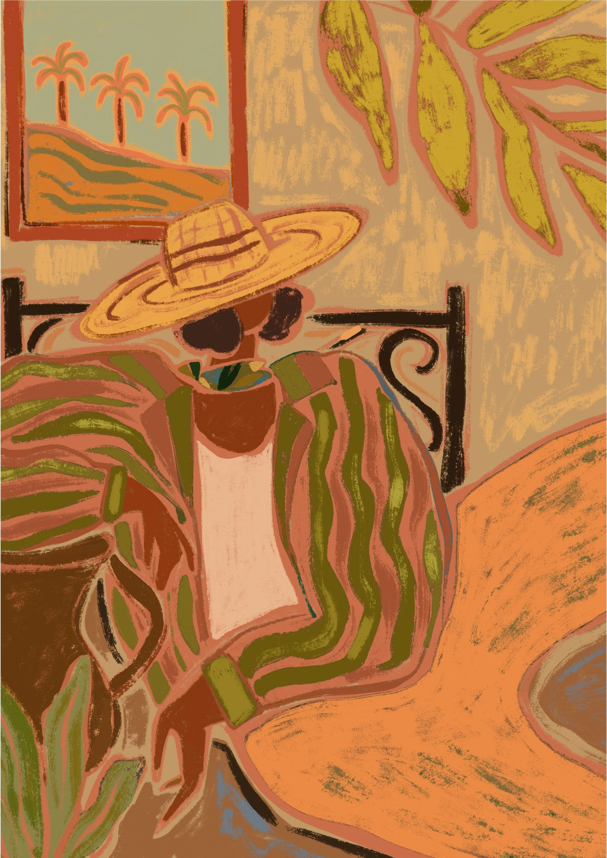 Lady in Stripe