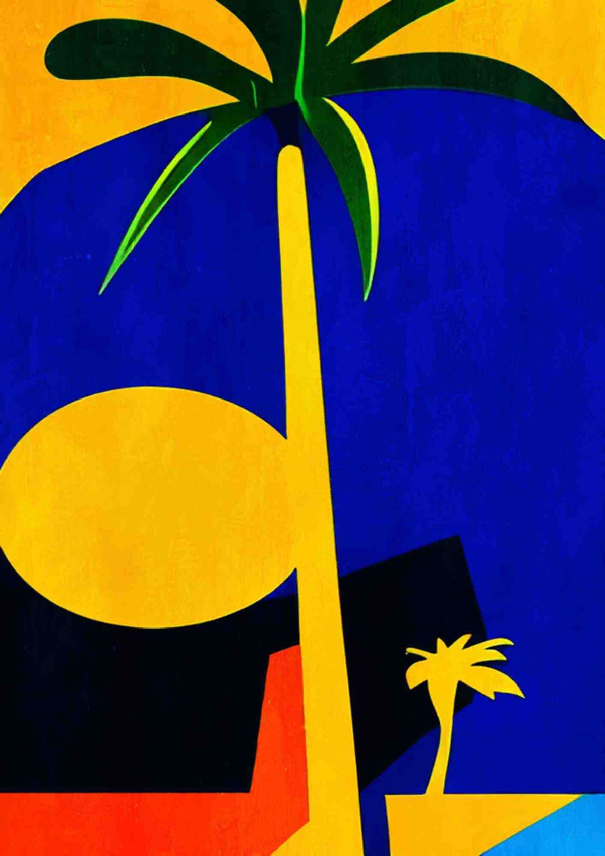 Palme og sol