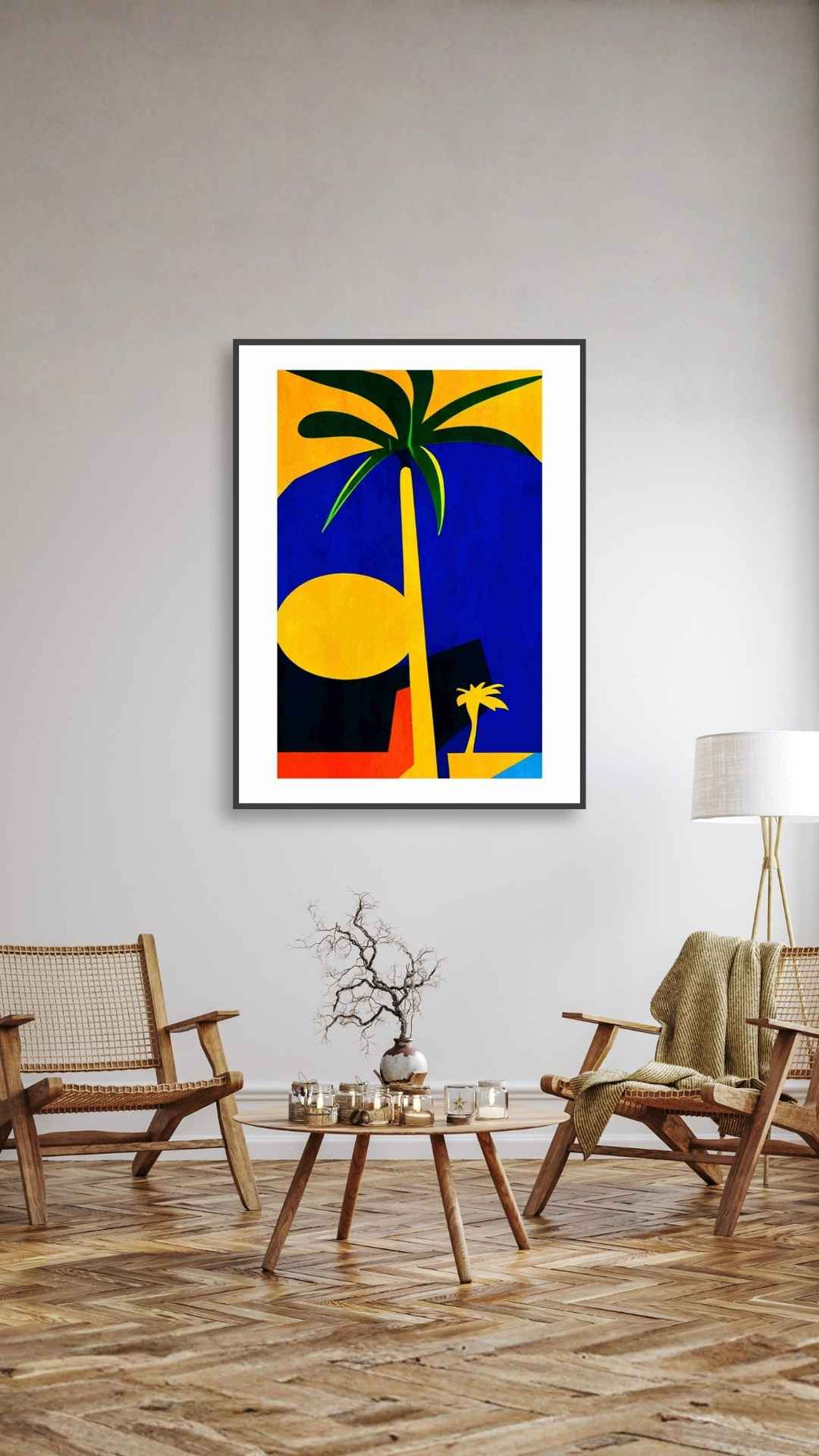 Palme og sol