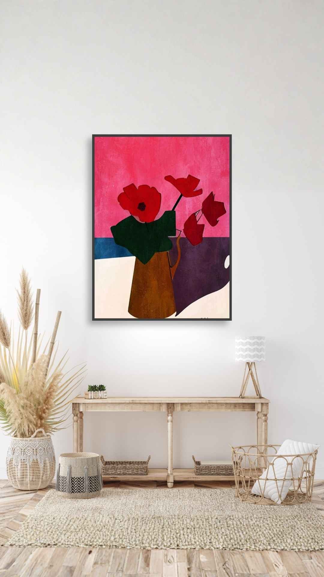 Røde blomster