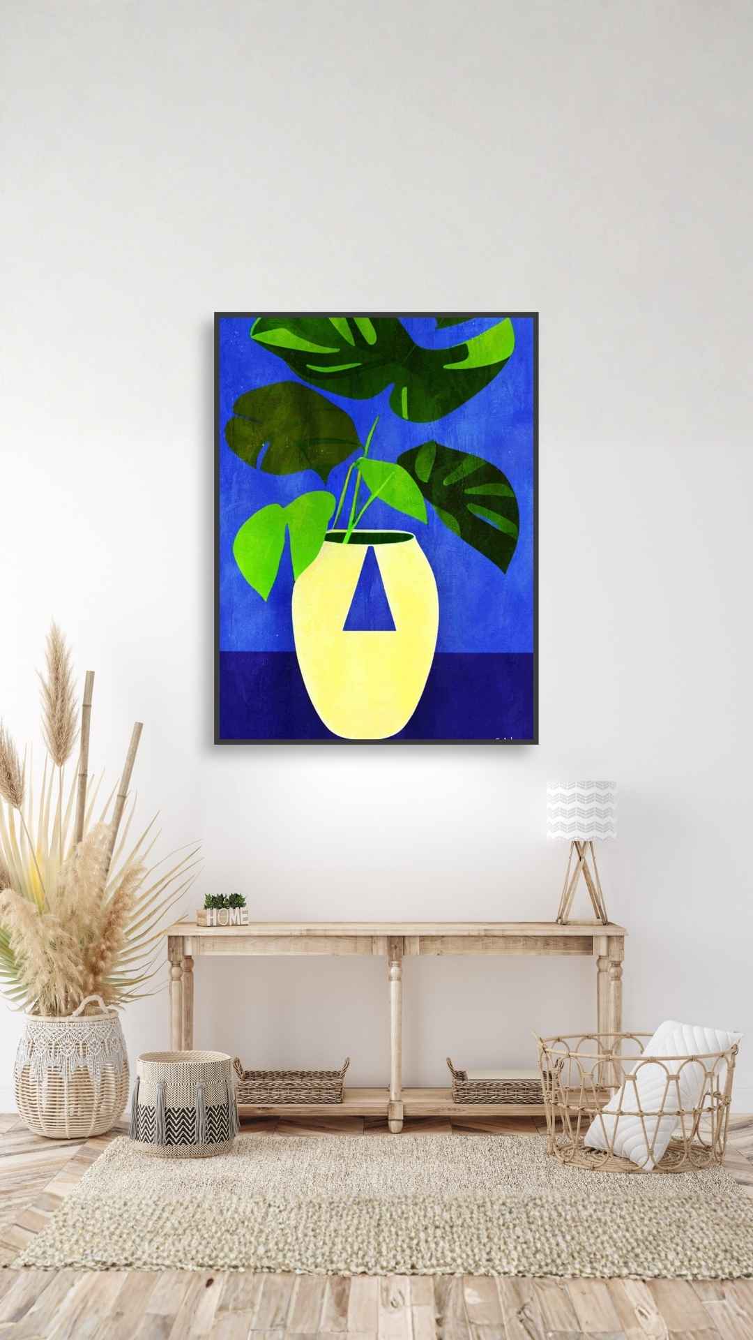 Monstera i vase