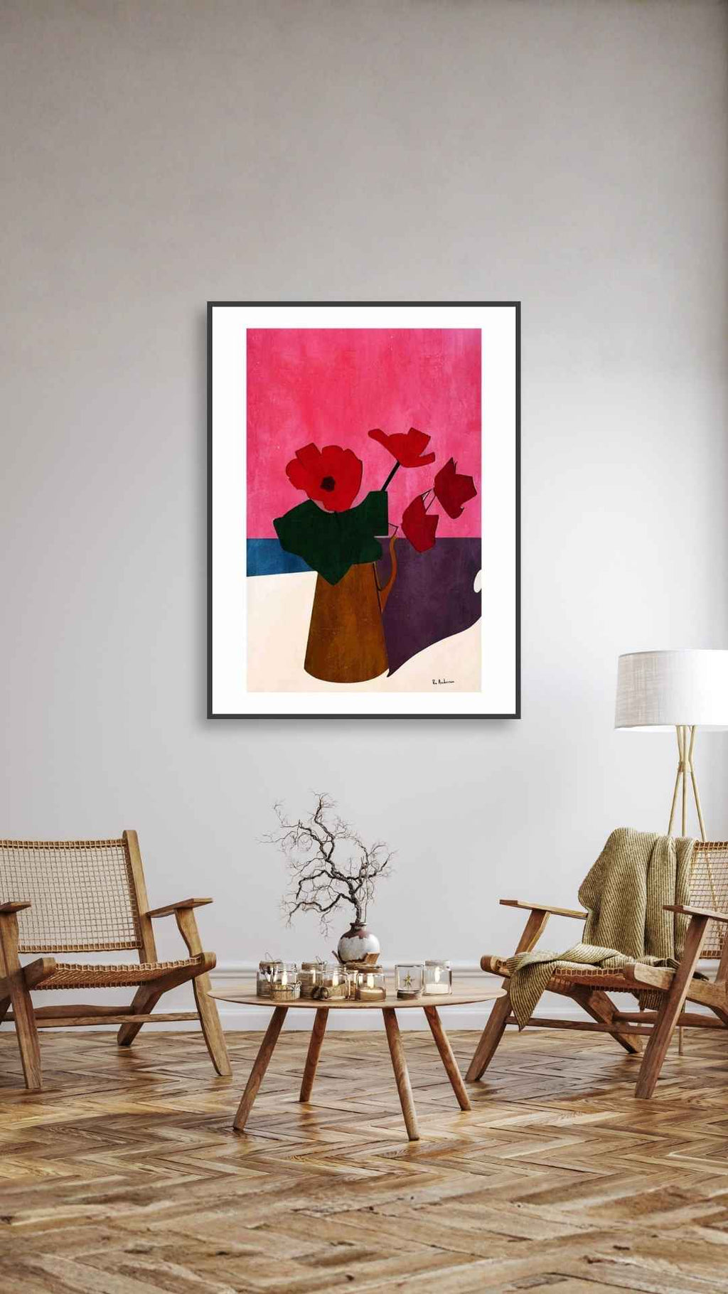 Røde blomster