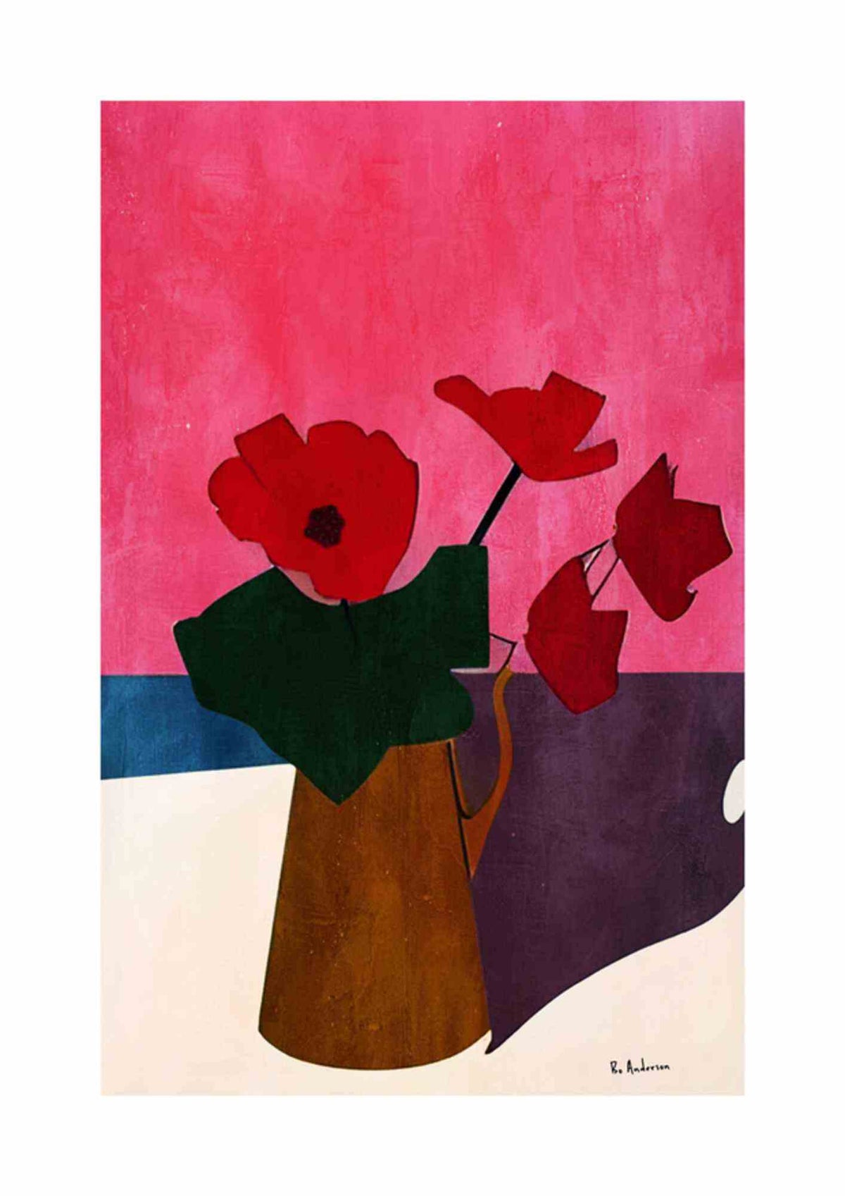 Røde blomster
