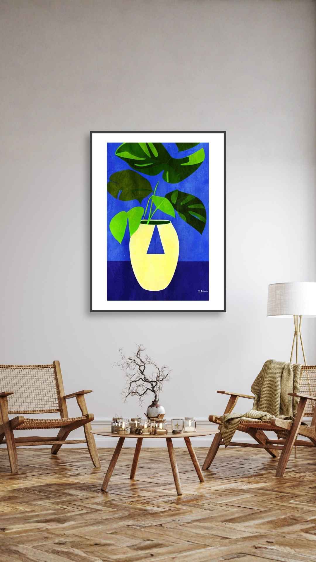 Monstera i vase