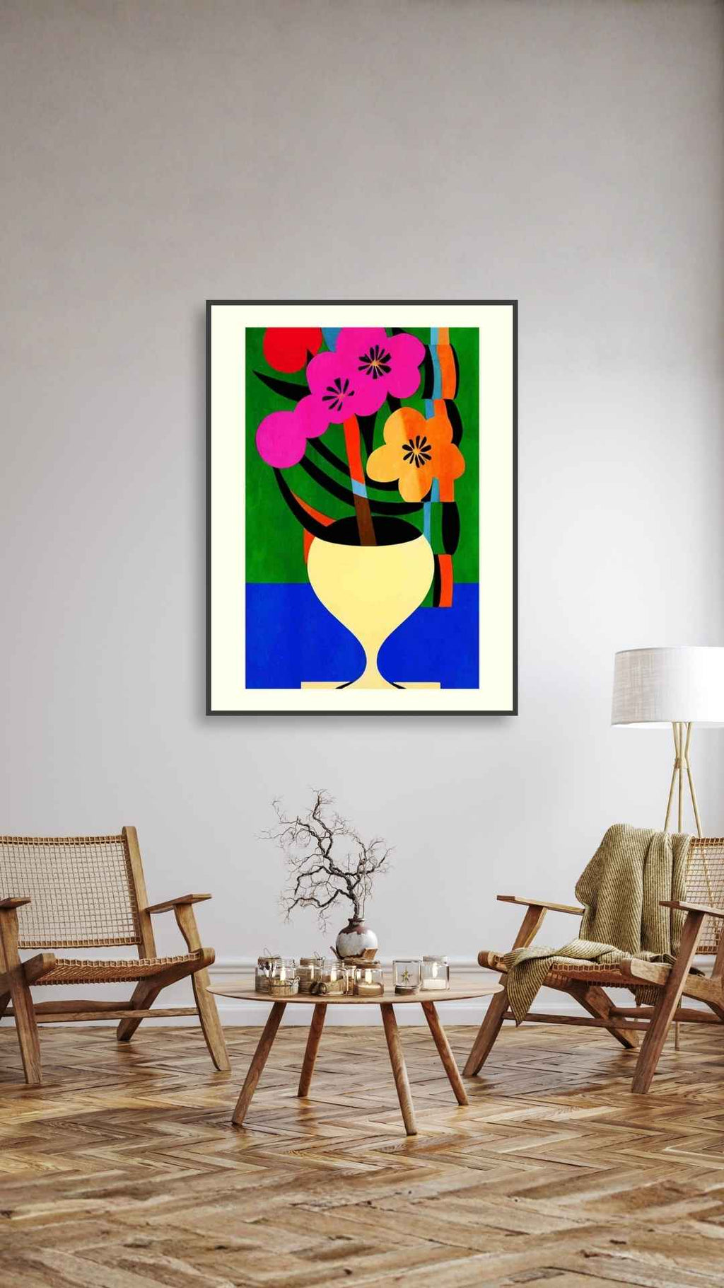 Blomster dekoration i vase