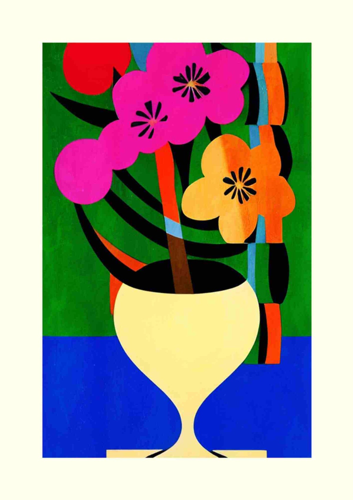 Blomster dekoration i vase