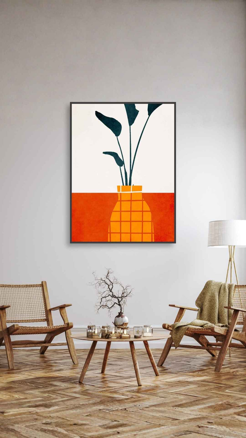 Orange køkkenblomst