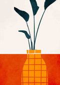 Orange køkkenblomst