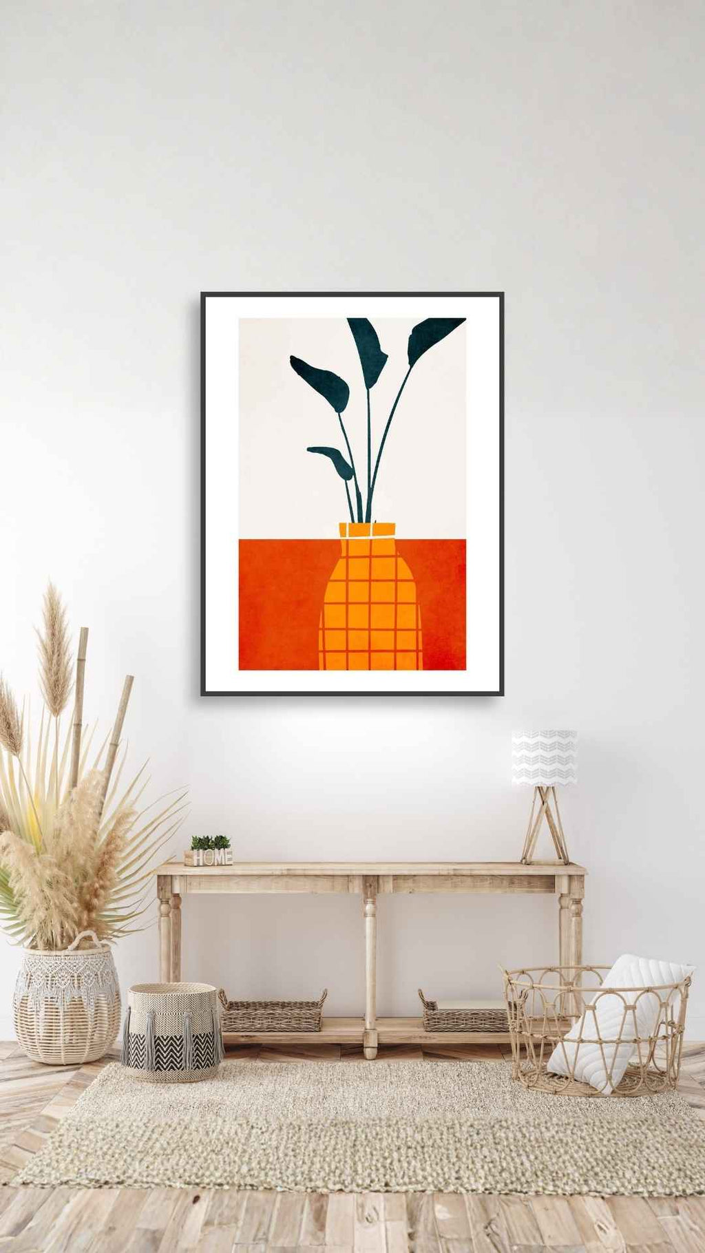 Orange køkkenblomst