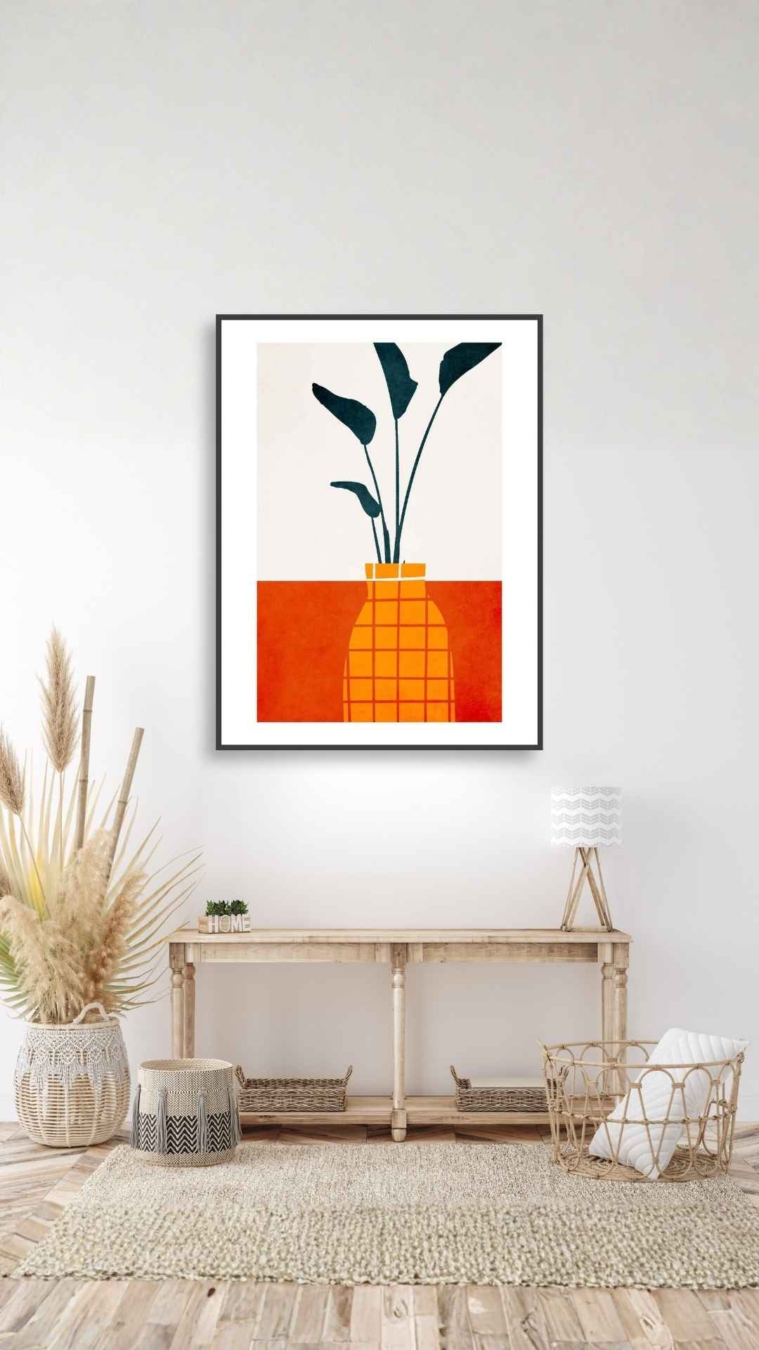 Orange køkkenblomst