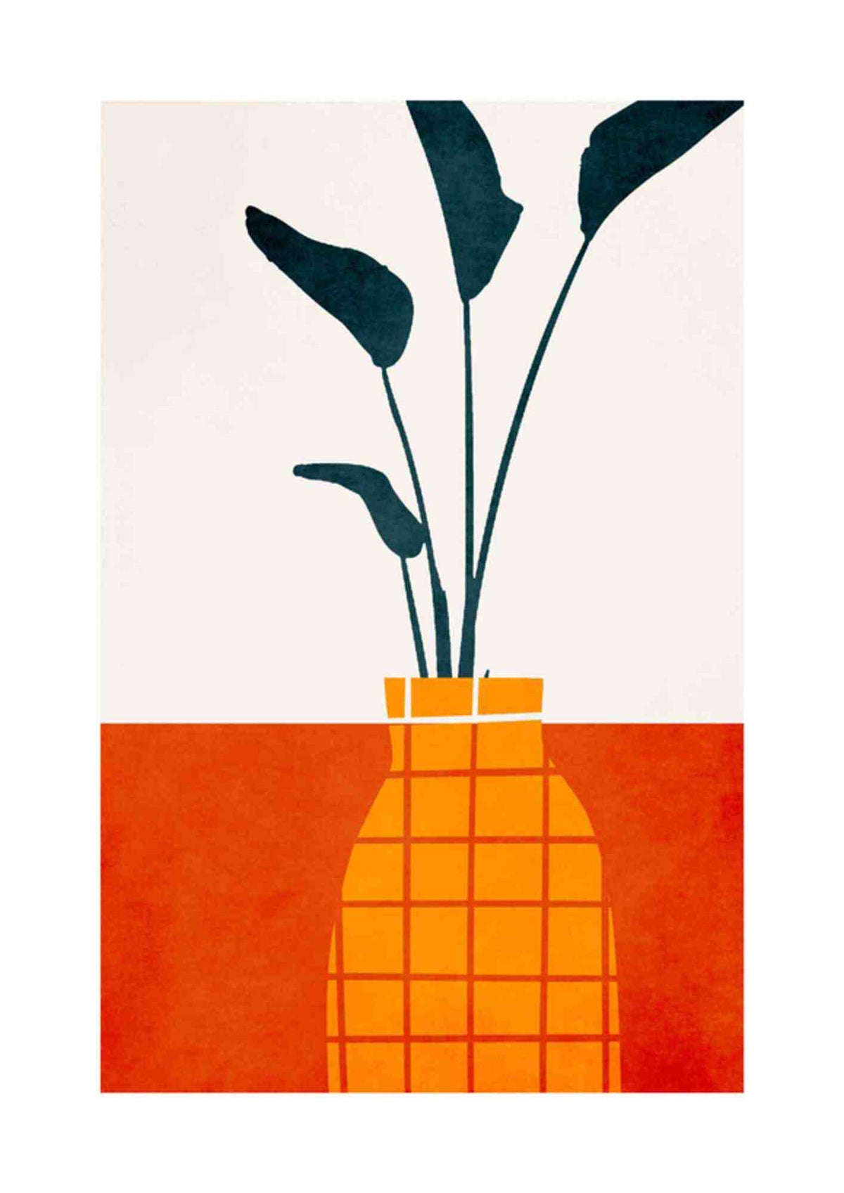Orange køkkenblomst