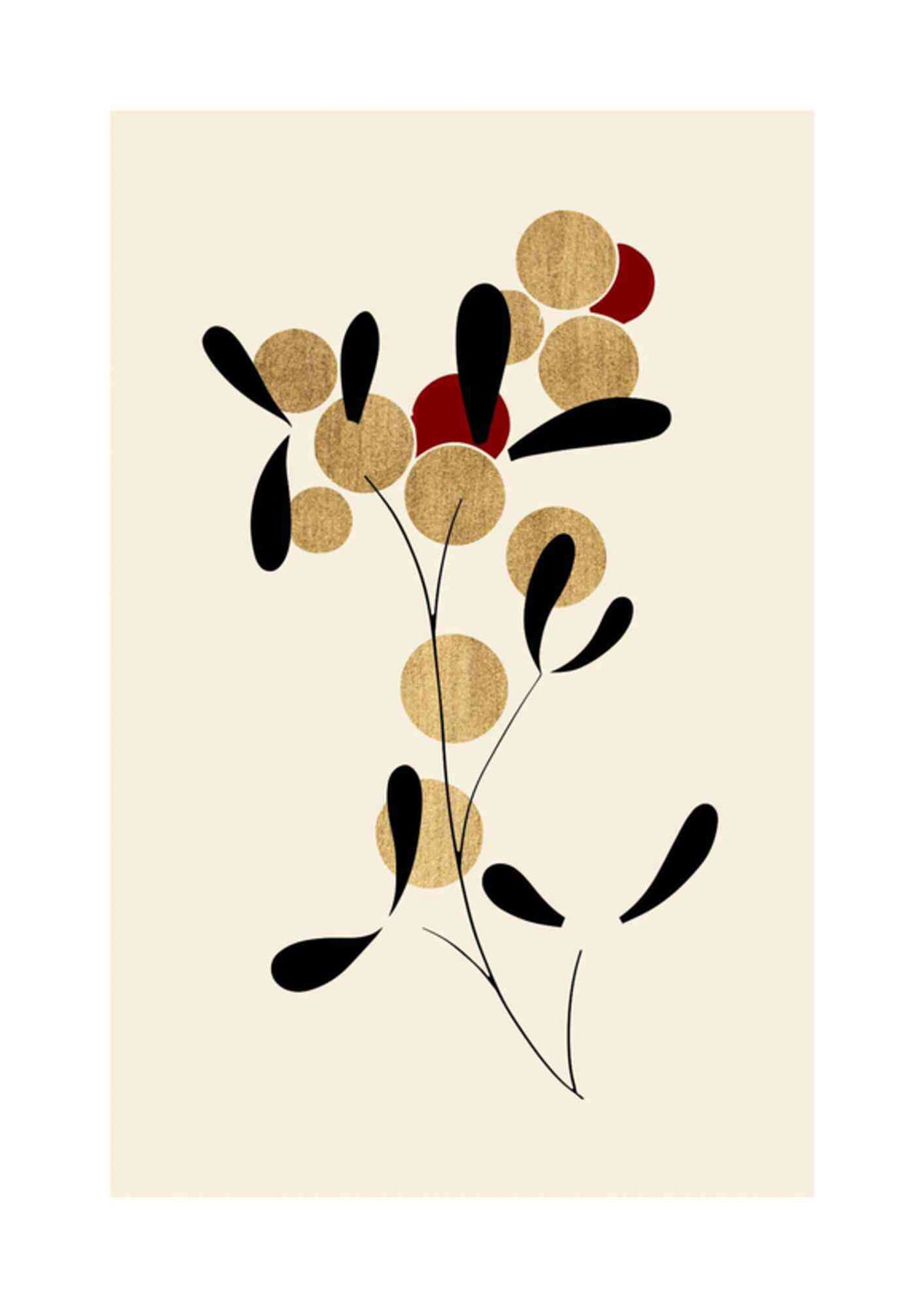 Blomster med cirkler