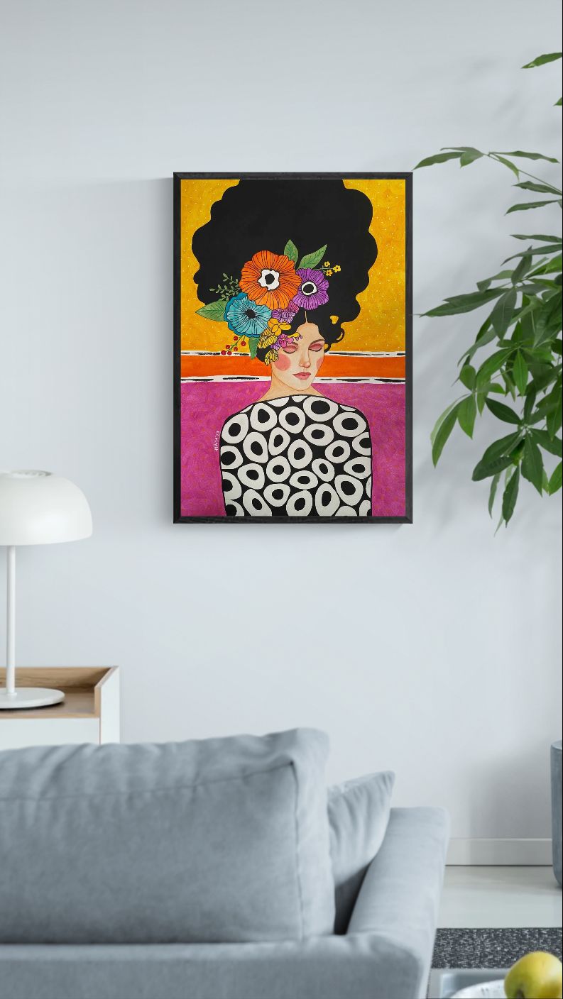 Damen og de fine Blomster