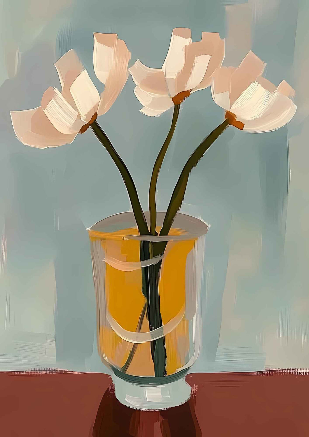 Lange Hvide Blomster