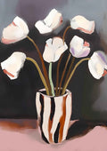 Elegante Hvide Blomster i vase