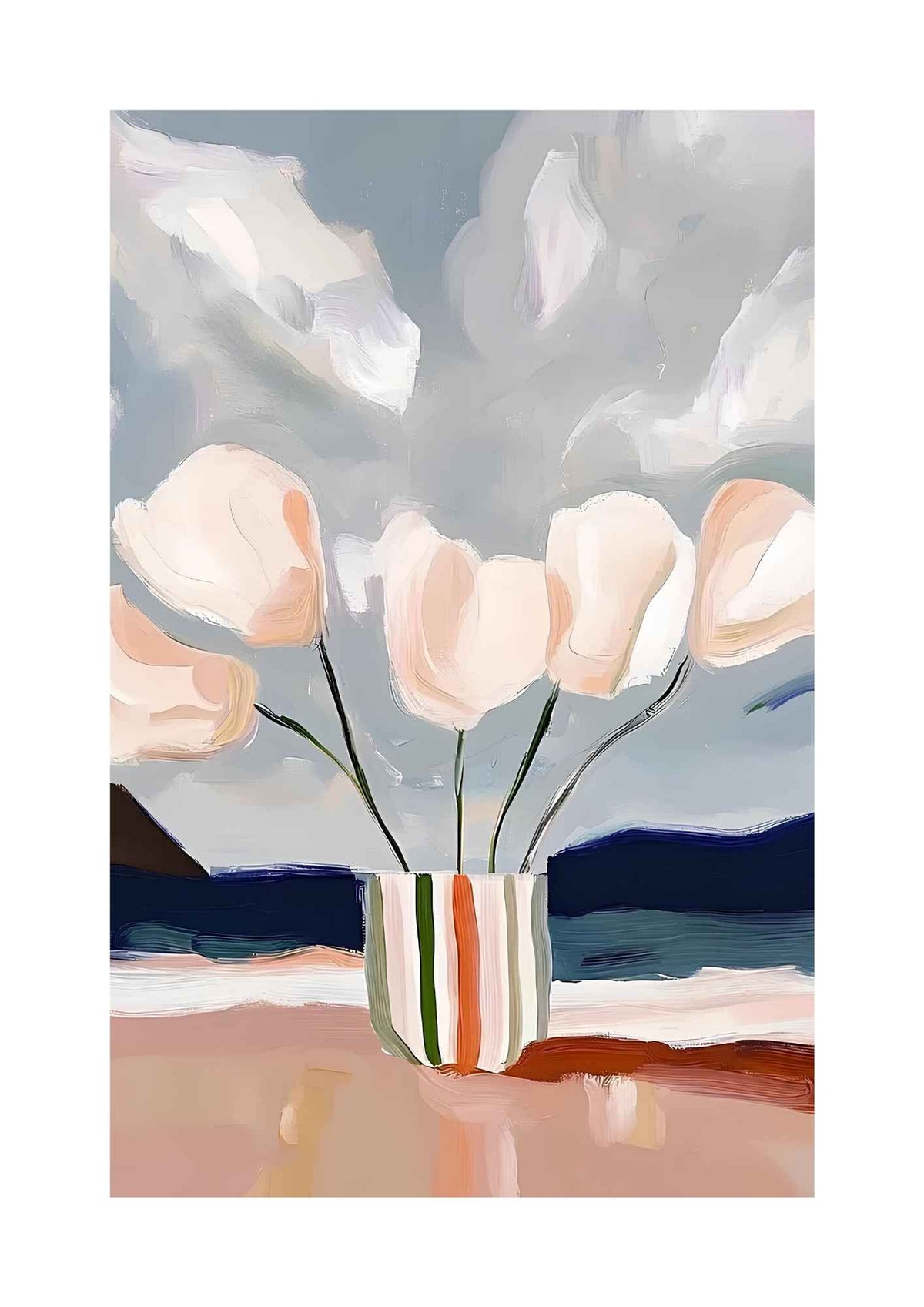 Blomster på stranden