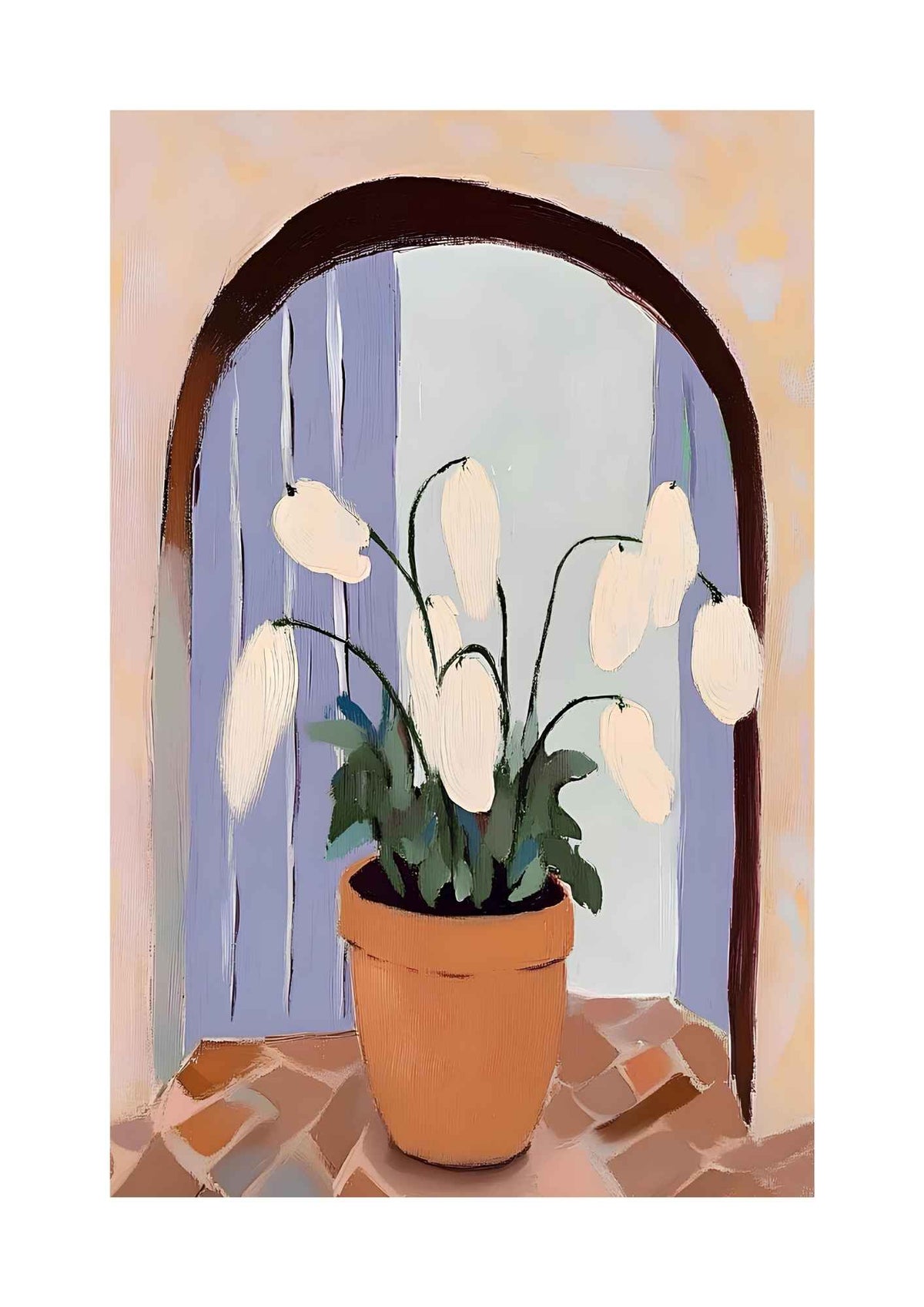 Blomster i potte