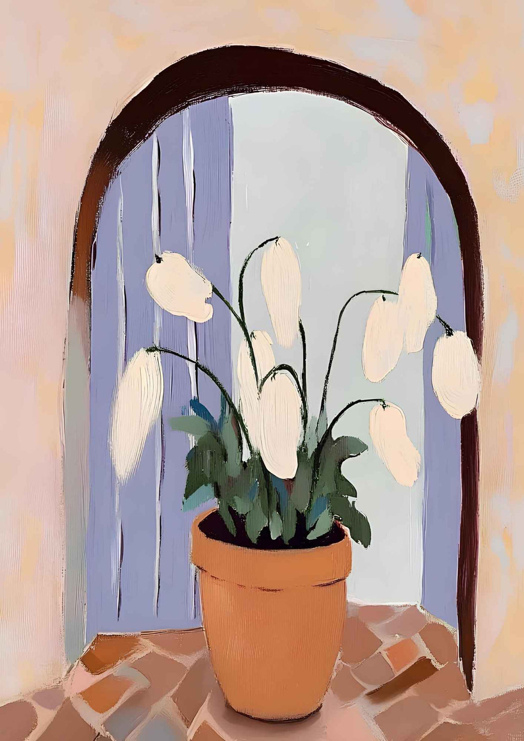 Blomster i potte
