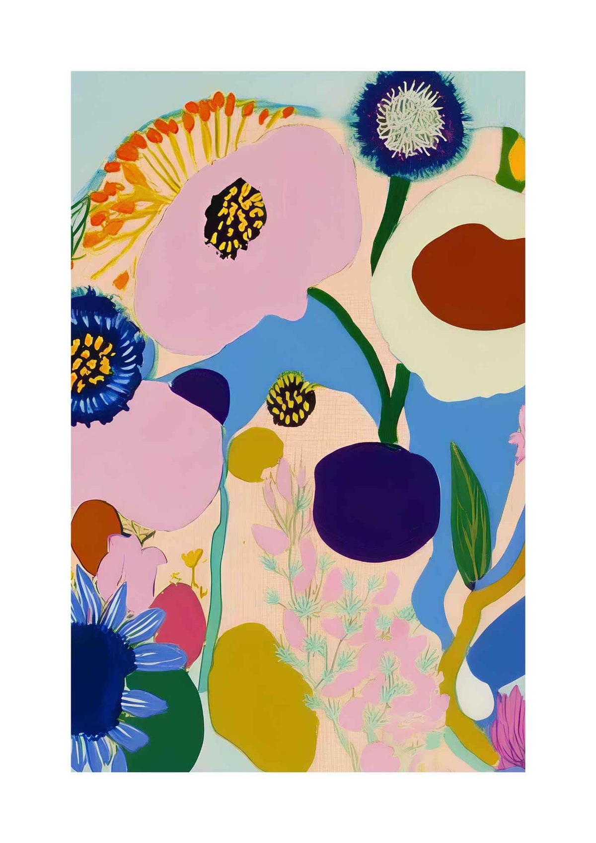 Abstrakte blomster