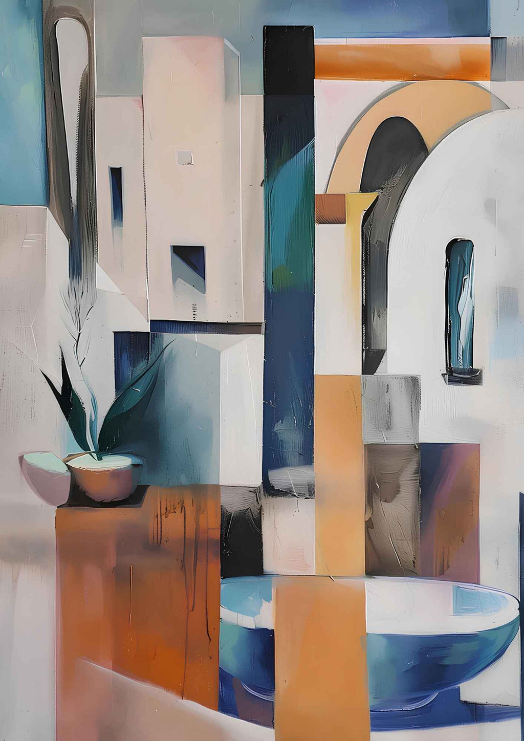 Abstrakt interiør