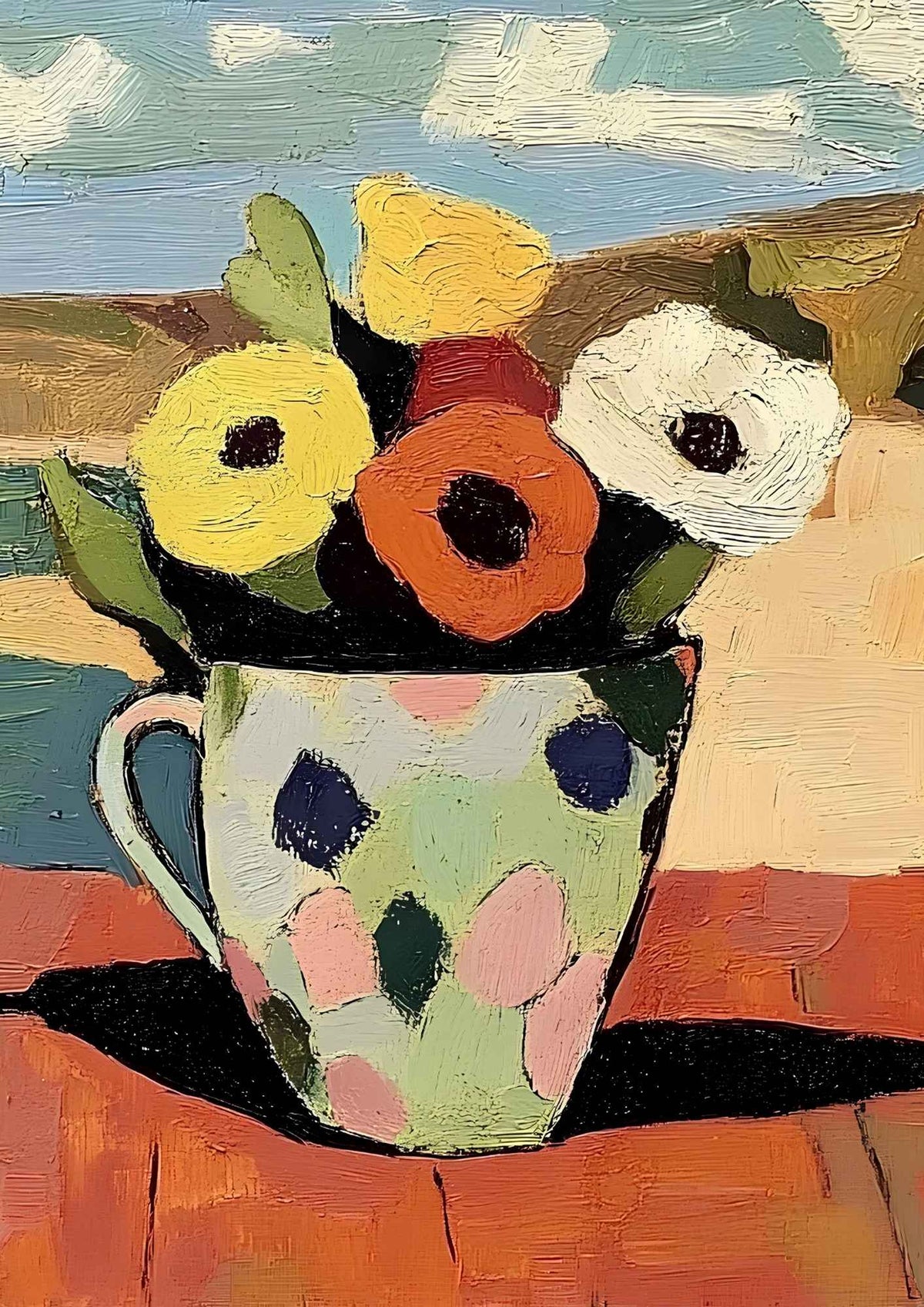 Blomster i krus