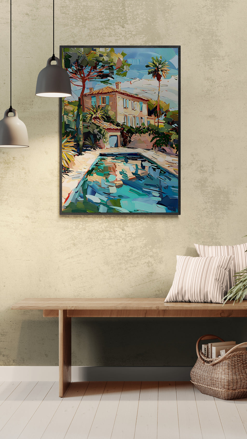 Hus ved pool