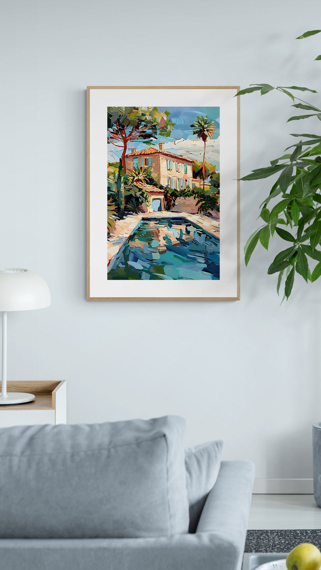 Hus ved pool
