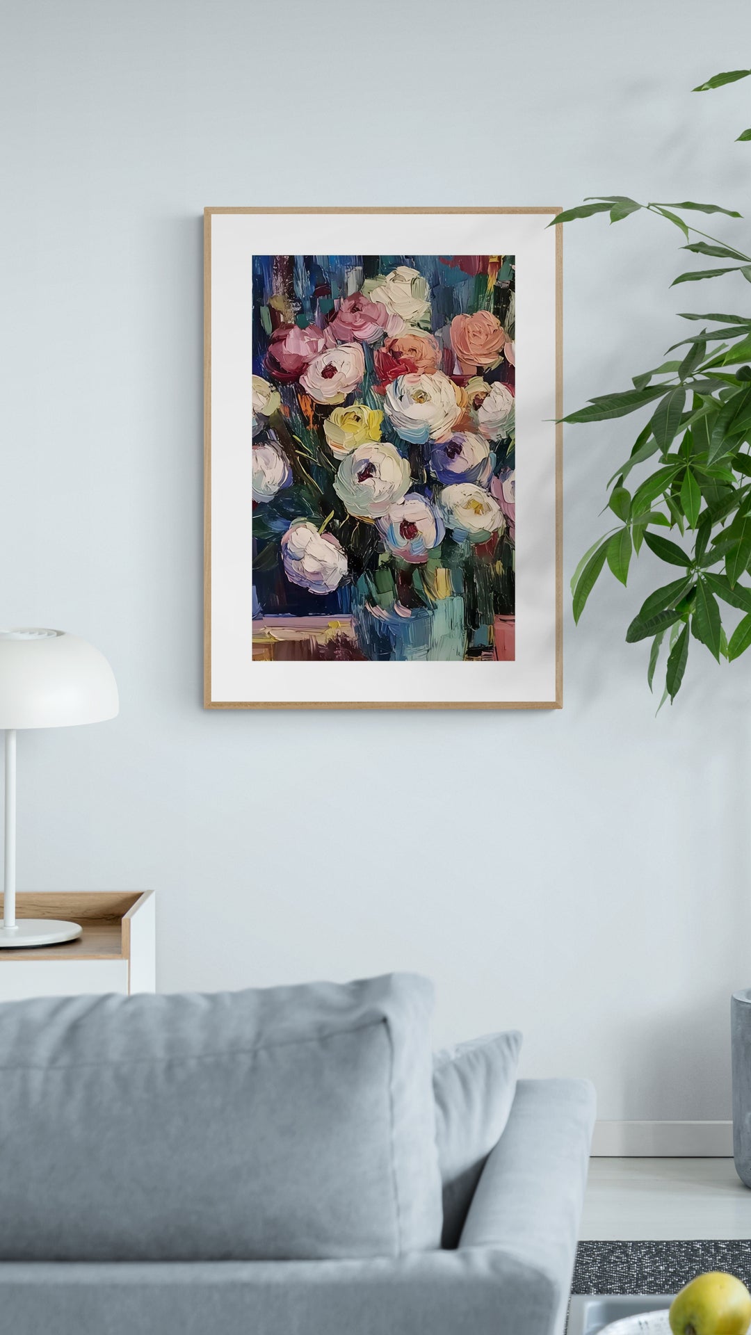 Hvide og røde Blomster