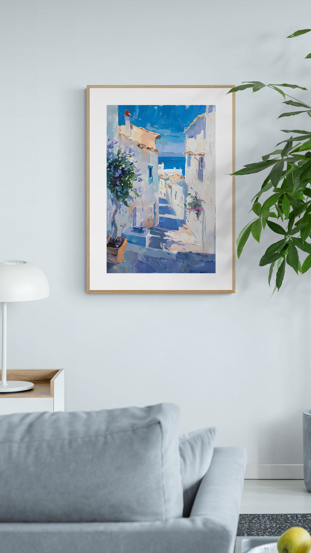 Gade med blomster