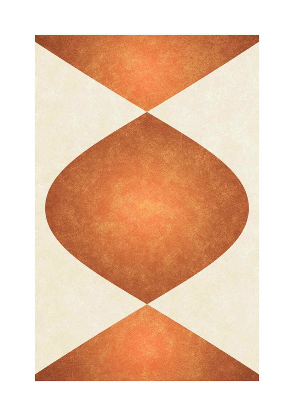 Geometriske Orange Buer