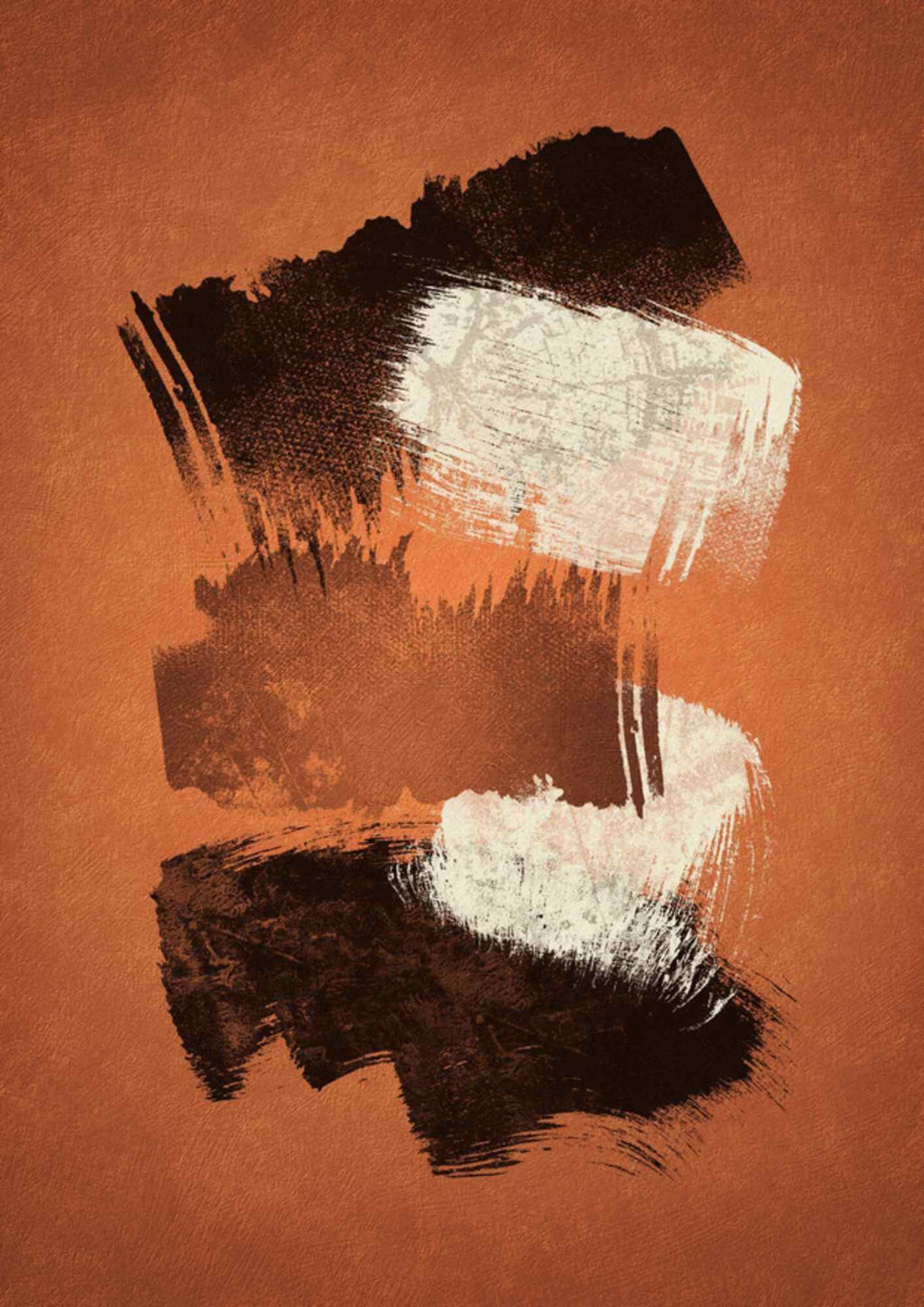 Abstrakt penselstreger II