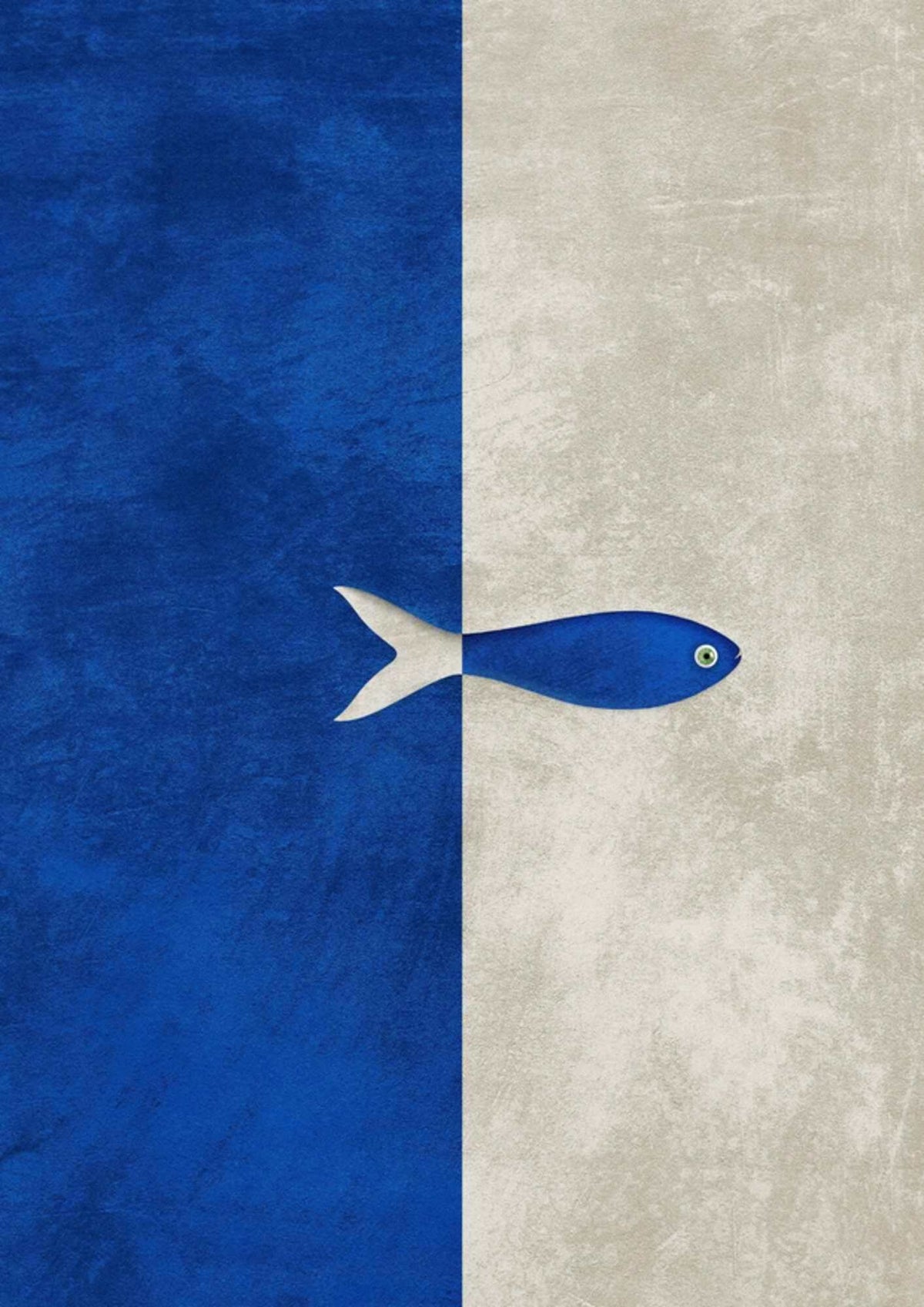 Blå fisk