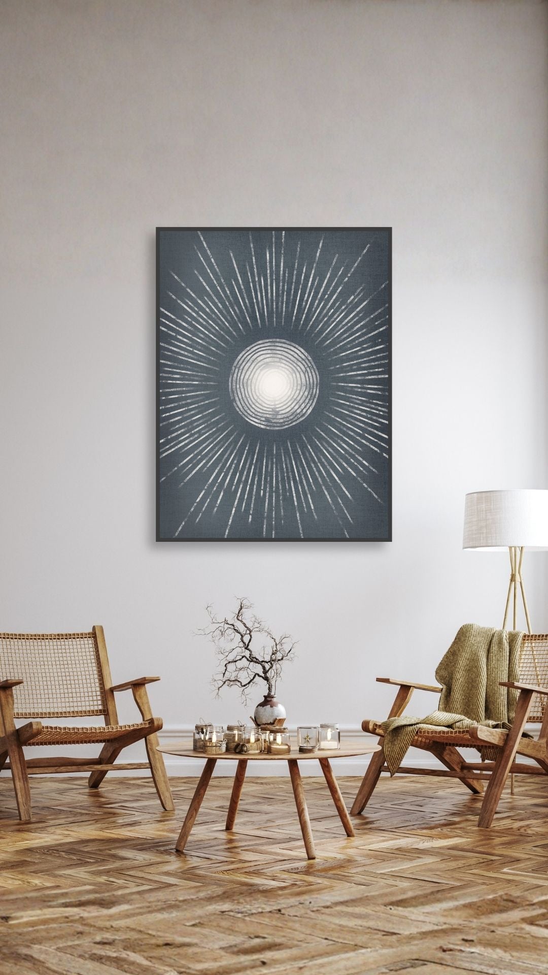 Abstrakte Solstråler