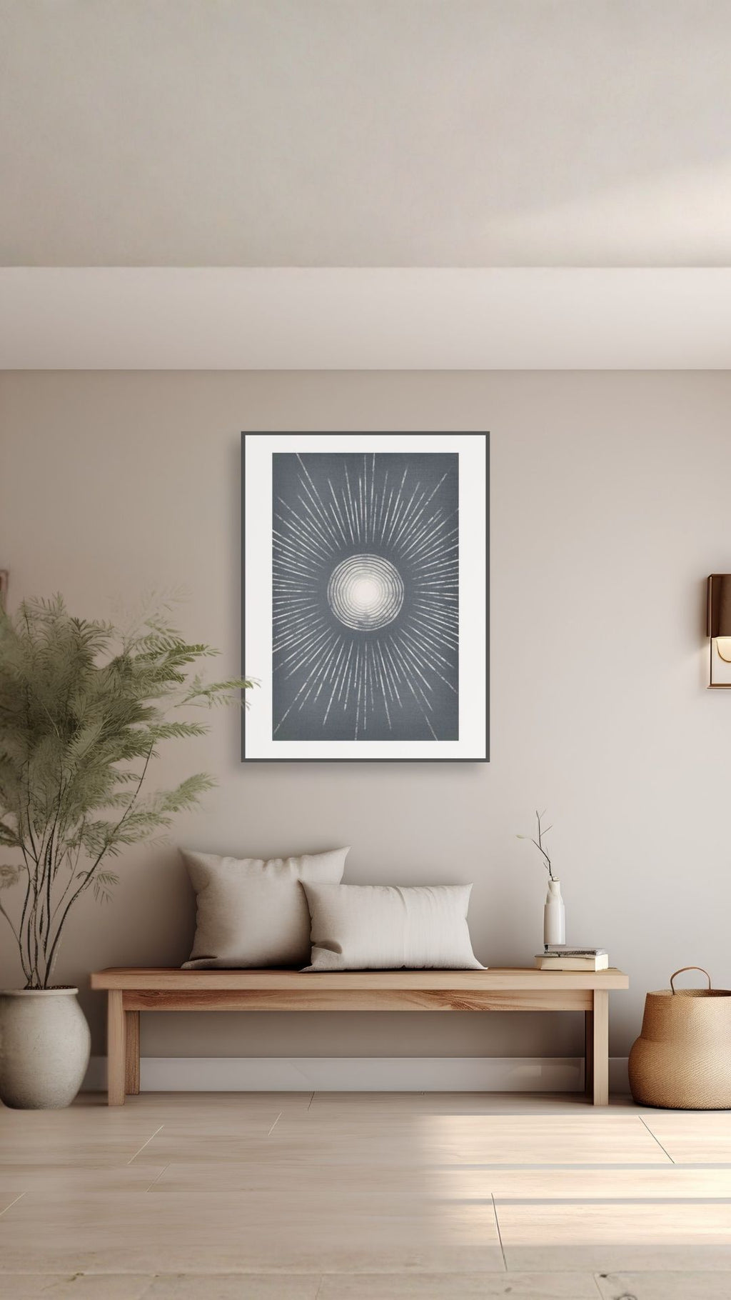 Abstrakte Solstråler