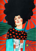 Portræt med Afro