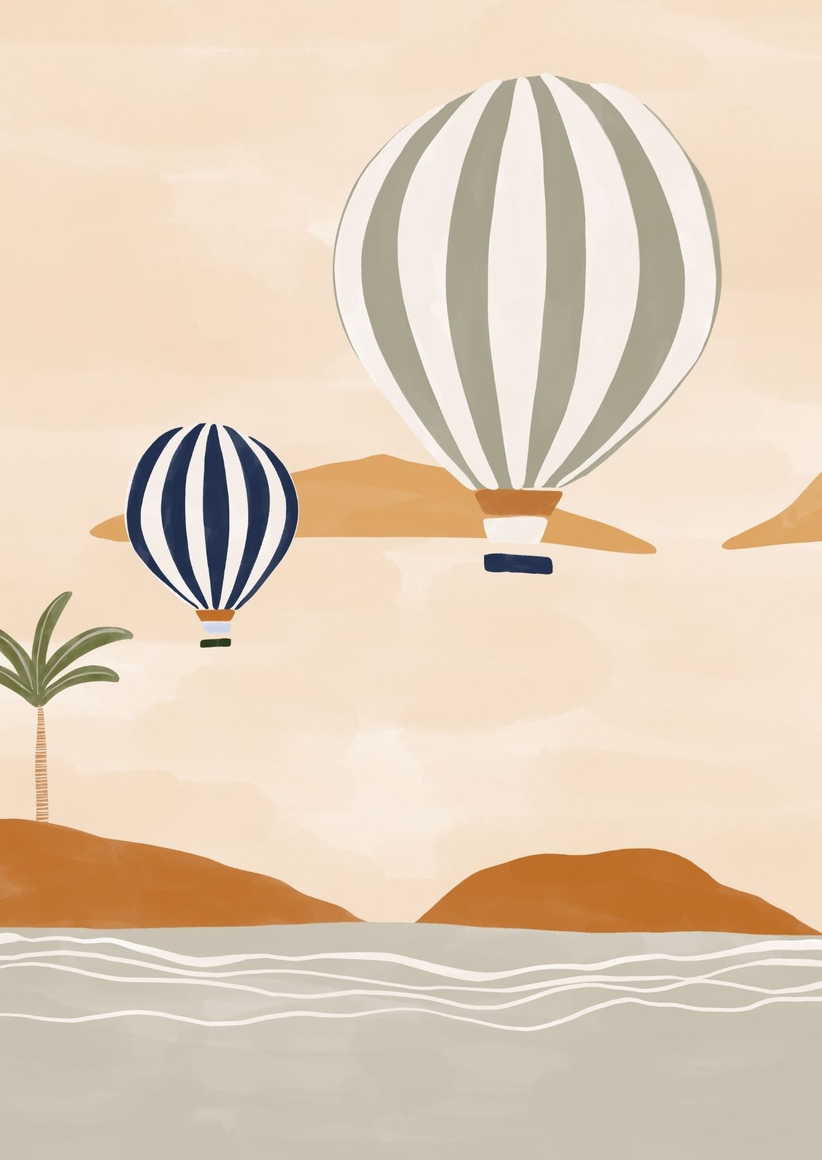 Airballoons In Dessert
