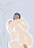 Woman Cuddle Herself