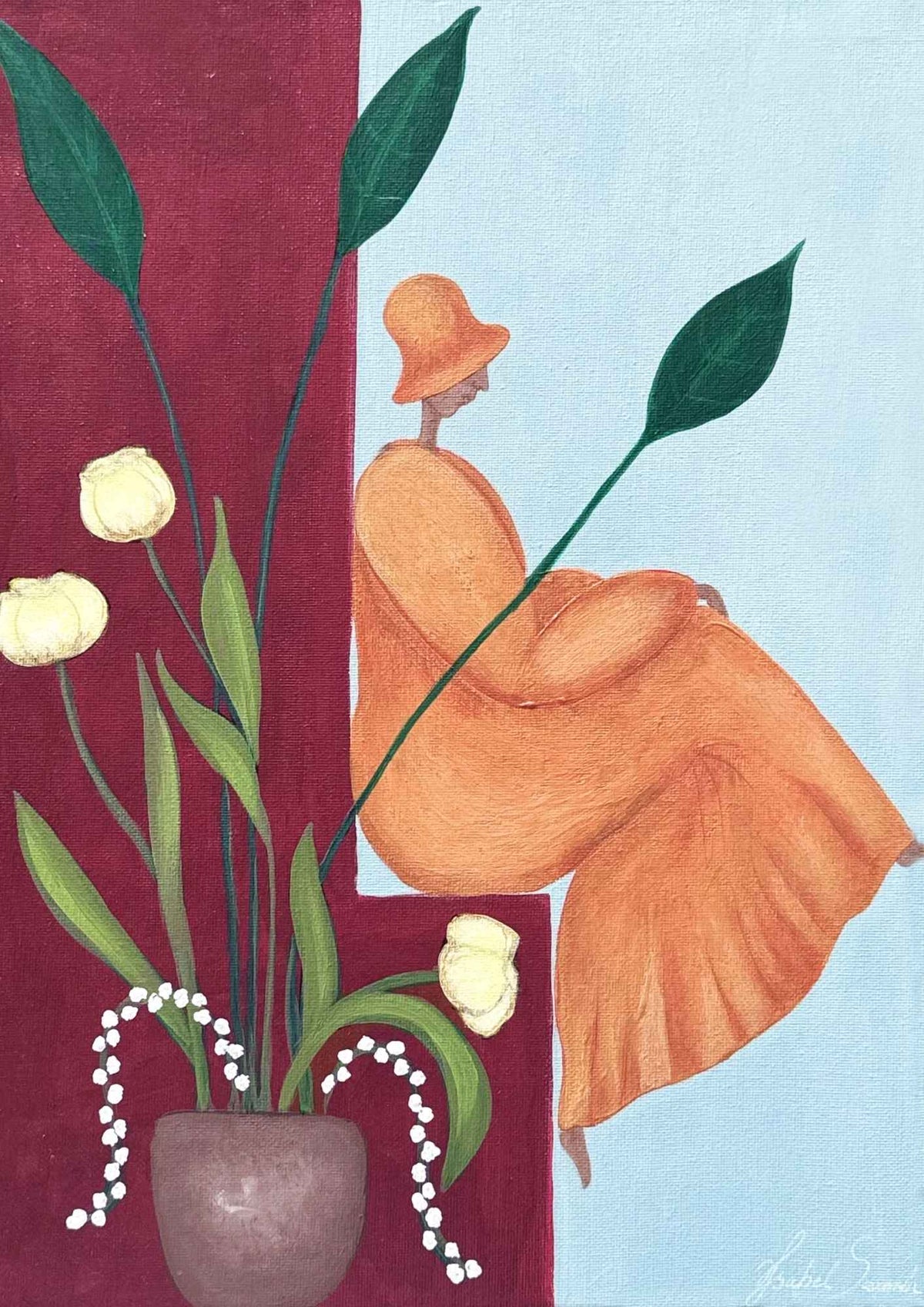 A cozy day among the scent of flowers II