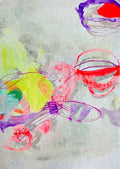Farverig kunstplakat