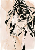 Abstrakt Blomsterillustration