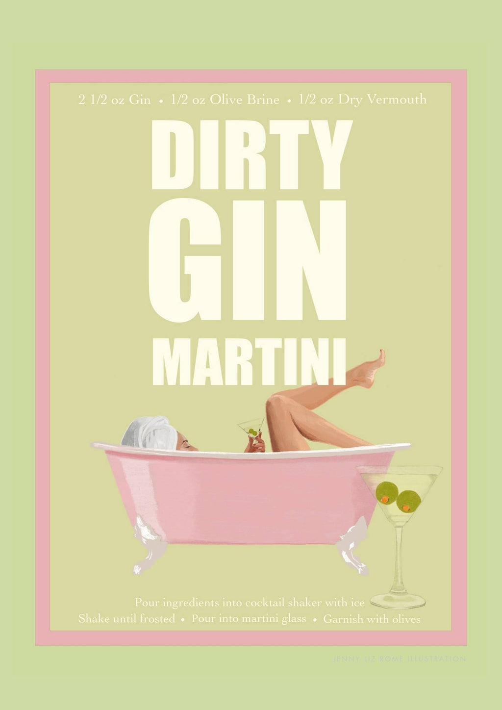 Dirty Gin Martini