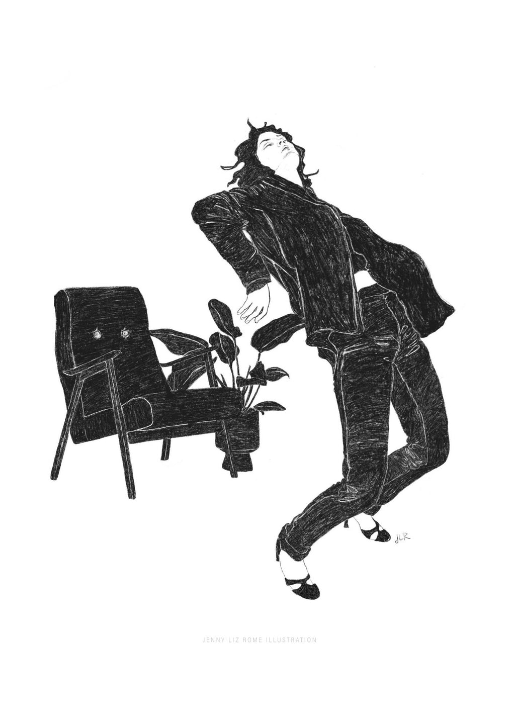 Stoledanser kvinde