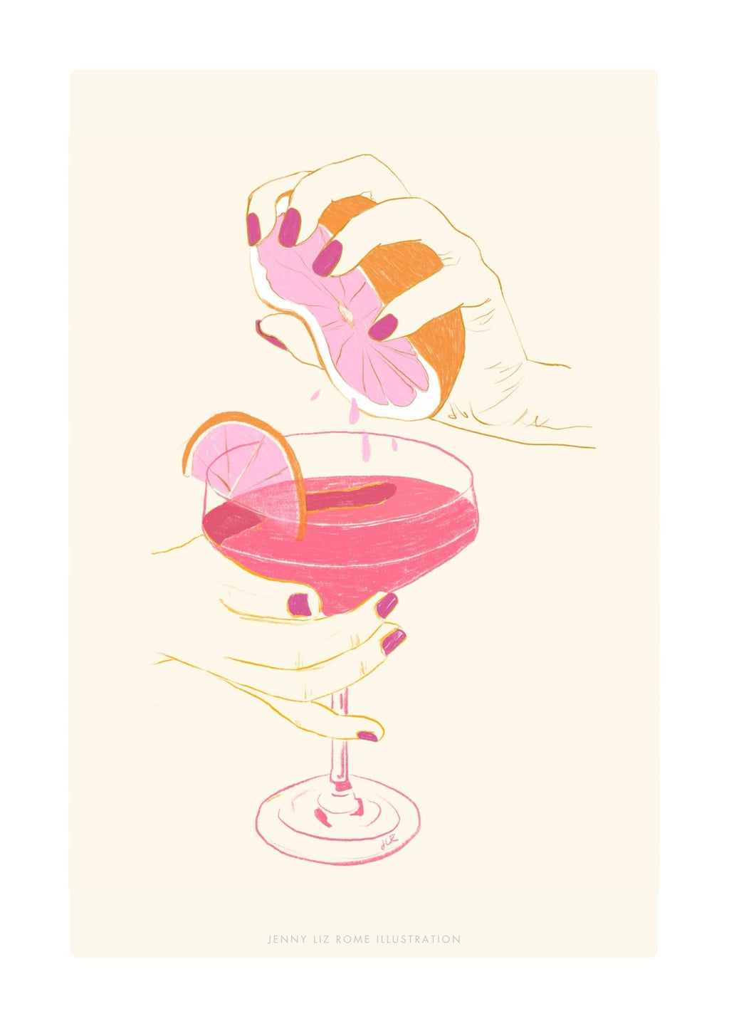 Cocktail med citrus