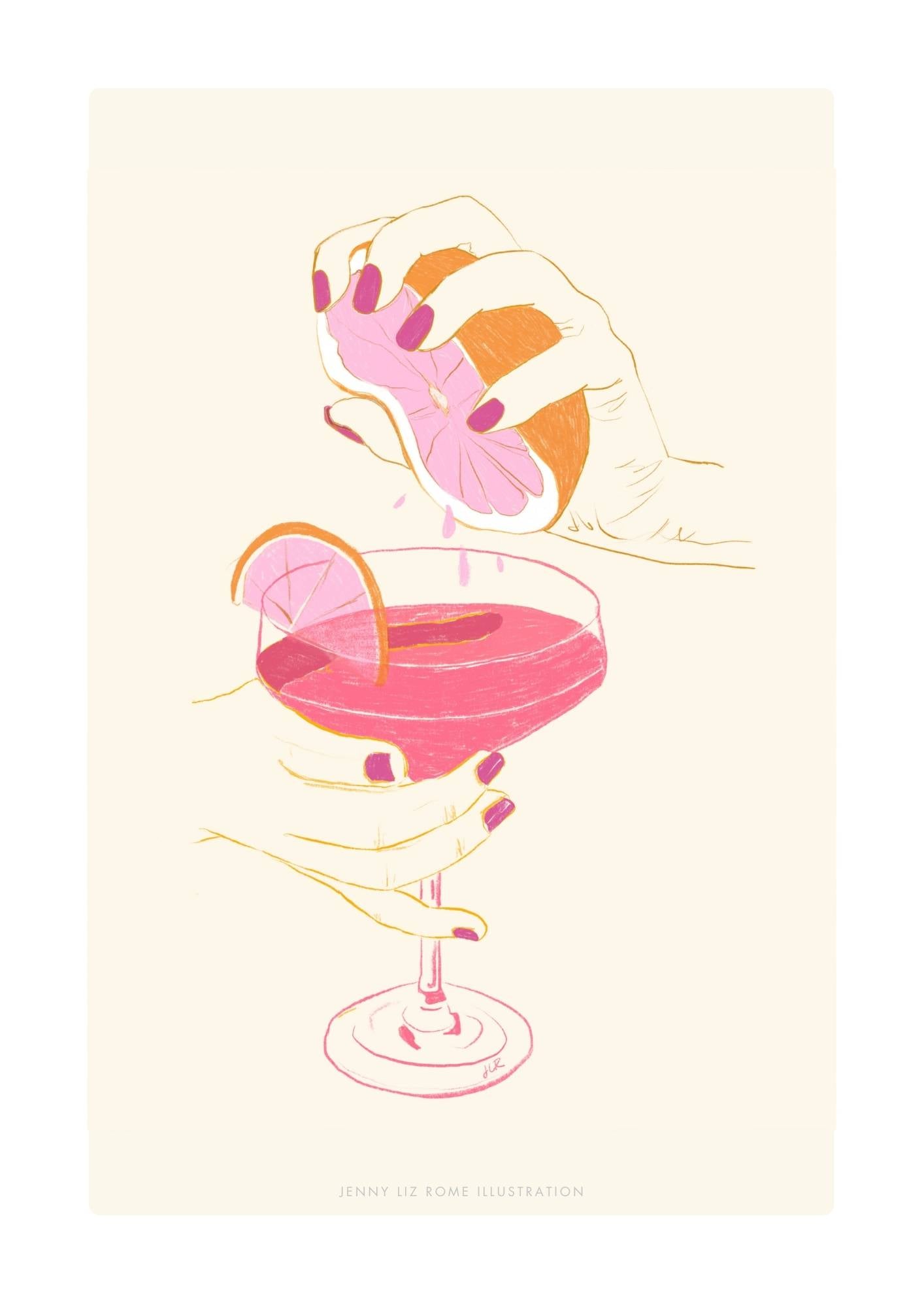 Cocktail med citrus