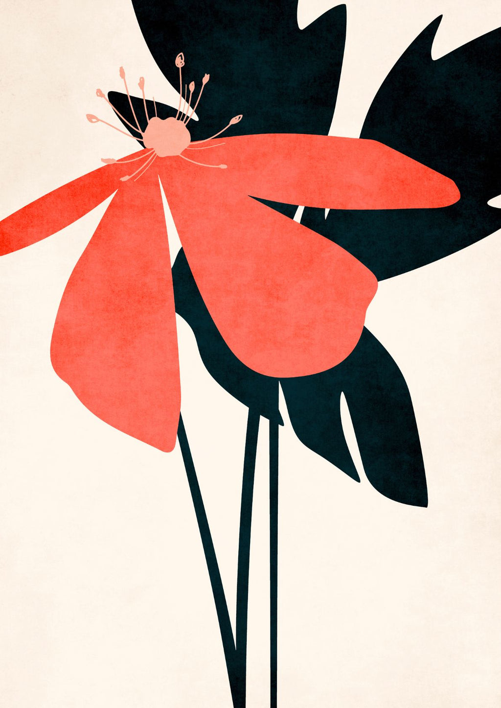 Rød blomst