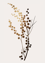 Guldgrene med kugler