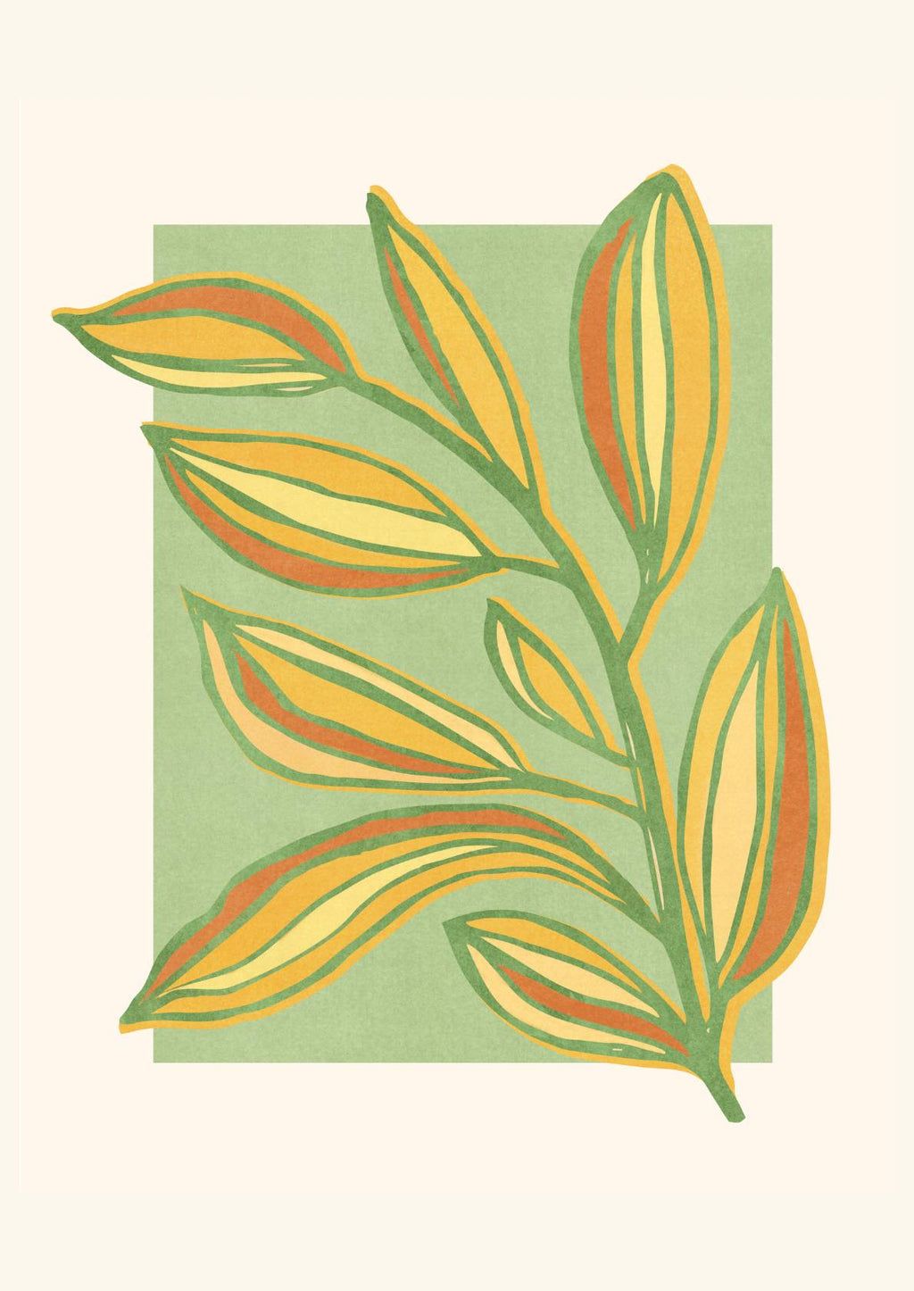 Bladmotiv plakat
