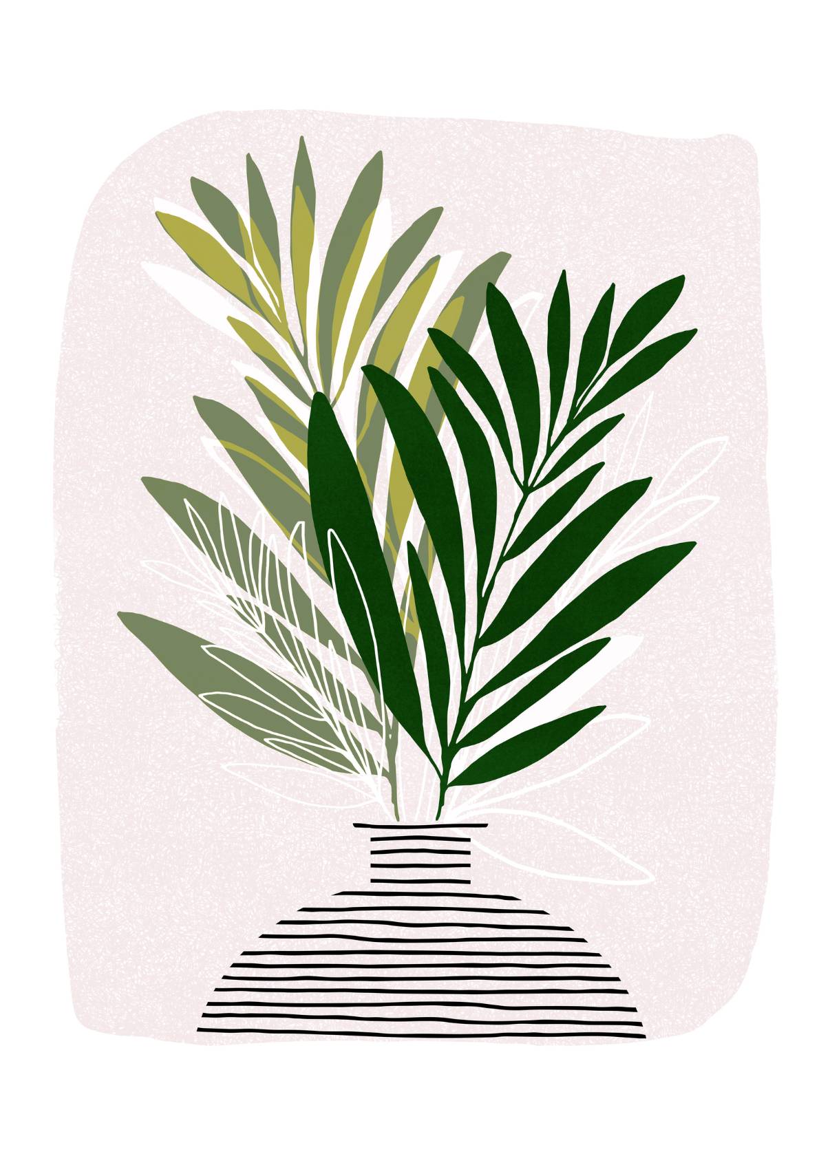 Vase med planter